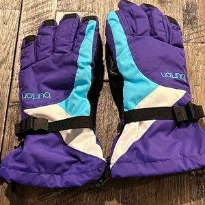 Burton Purple and Blue Snow Gloves